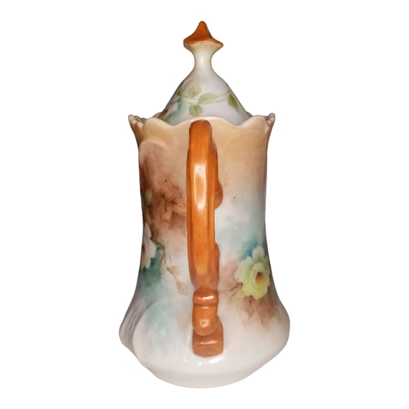 Vintage Hand Painted Yellow Roses Tea Set - Tea Pot, Creamer, Sugar Bowl… - Picture 3 of 16